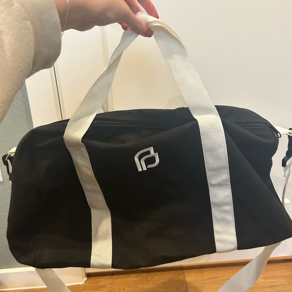 Planned Parenthood Black and White Duffel Bag